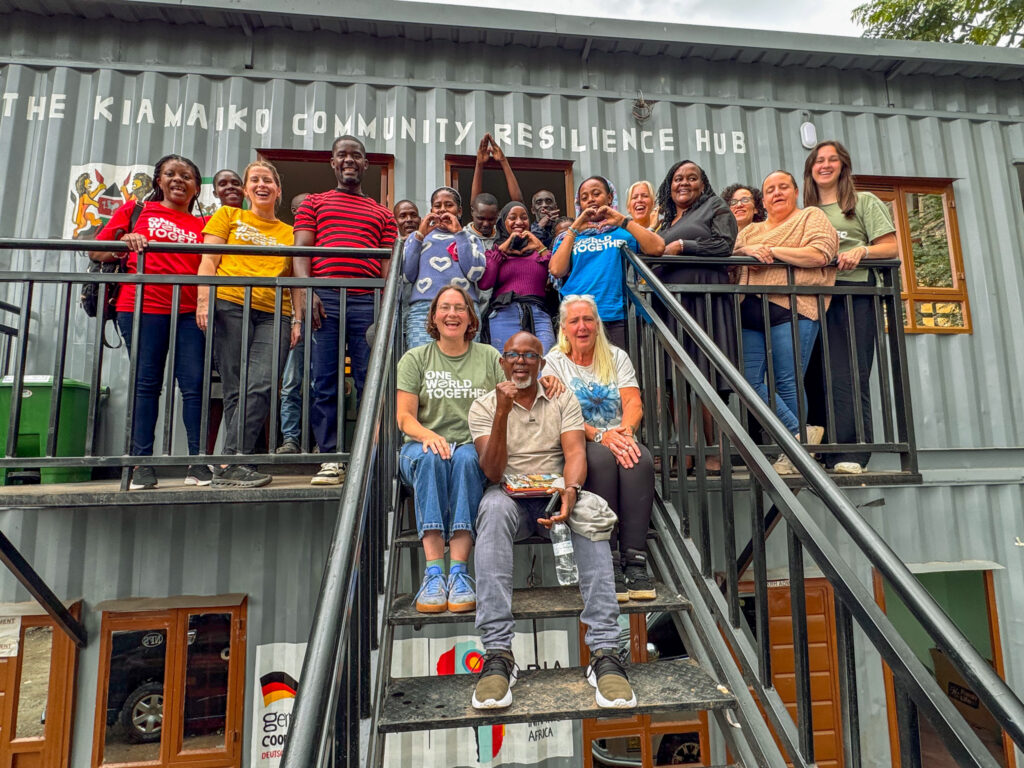 One World Together visits the Kiamaiko Resilience Hub, a space built by the community for the community.