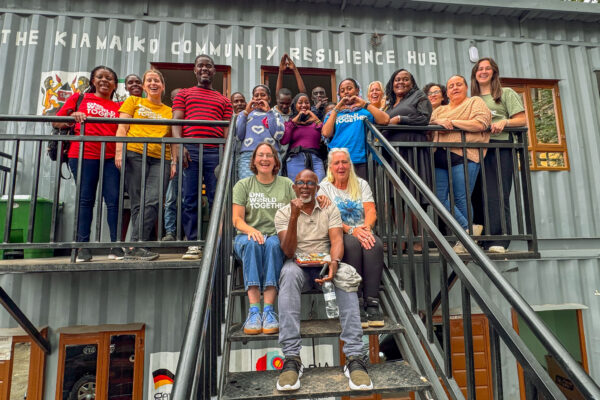 One World Together visits the Kiamaiko Resilience Hub, a space built by the community for the community.
