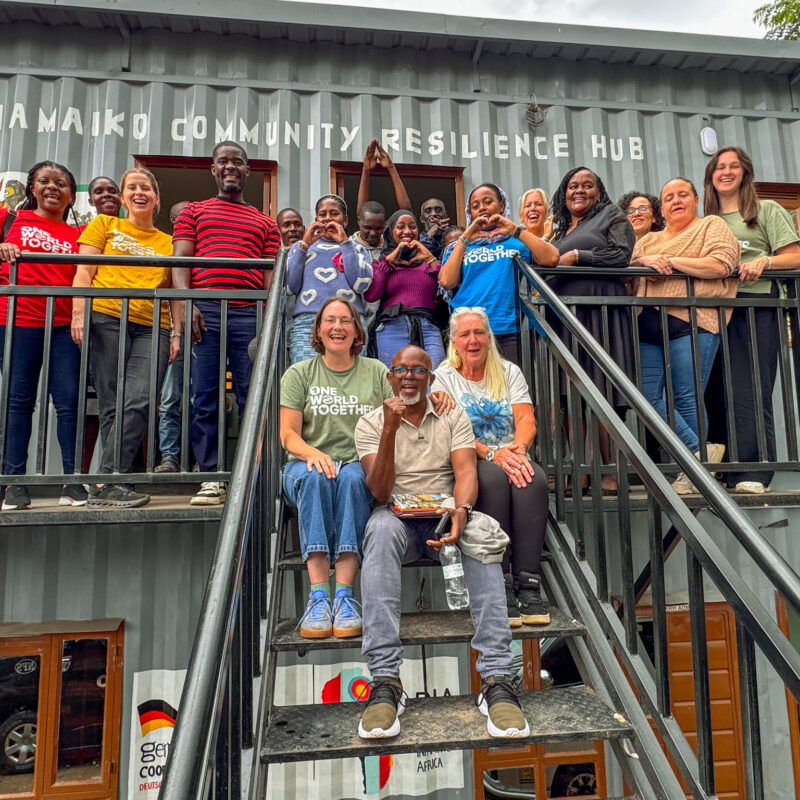 One World Together visits the Kiamaiko Resilience Hub, a space built by the community for the community.